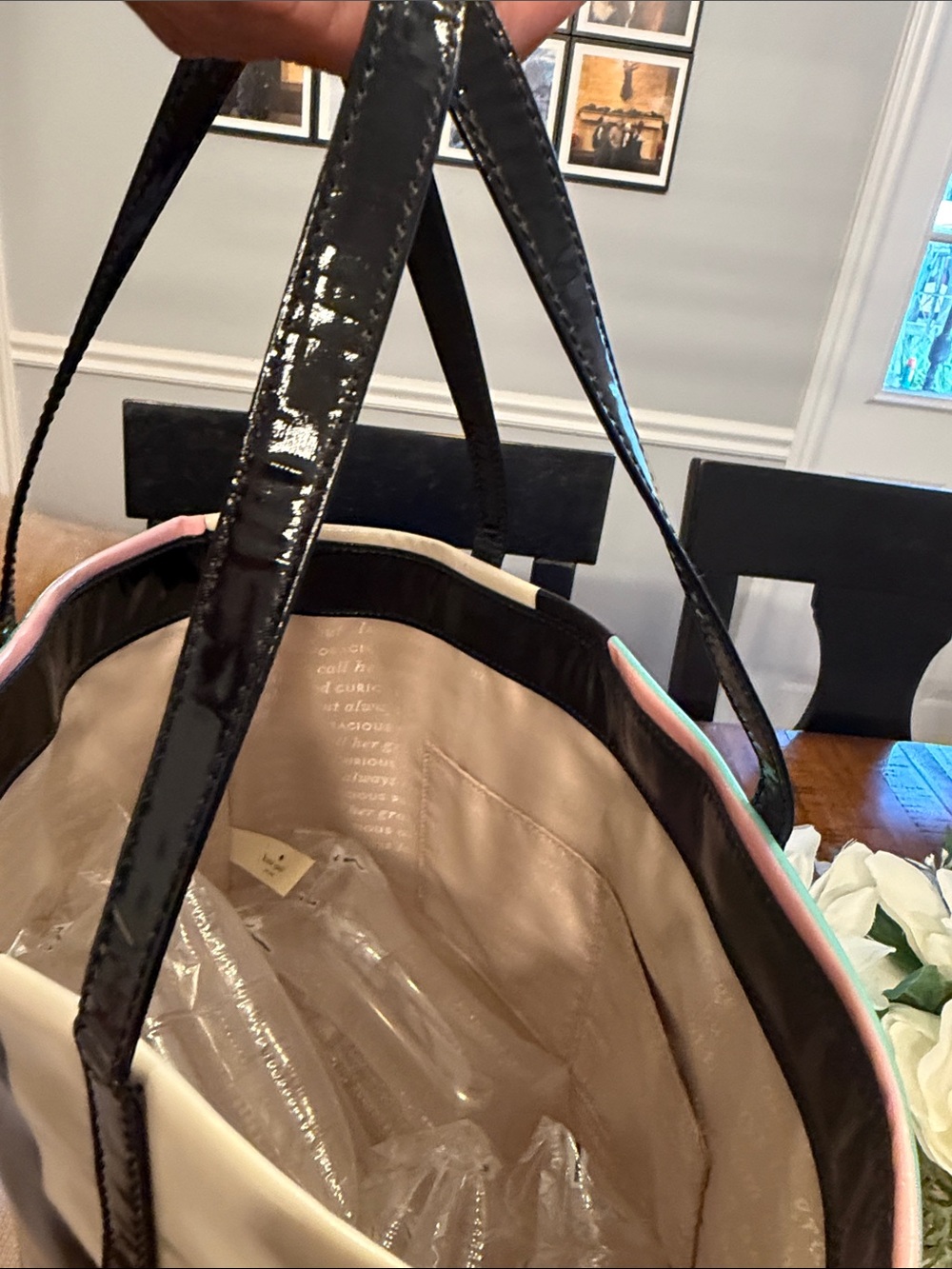 Kate Spade Multicolor Block-Print Tote Bag 🎊Host Pick - Picture 6 of 10